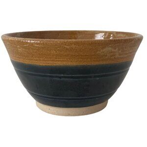 Handcrafted Clay Pottery Bowl in browns Earth Tone